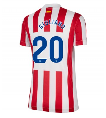 Atletico Madrid Giuliano Simeone #20 Hjemmebanetrøje Dame 2025-26 Kortærmet